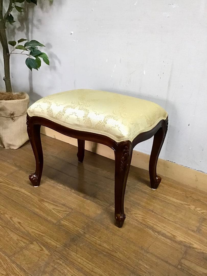 管365☆アンティーク調☆猫脚☆ クロシオ フランシスカ スツール