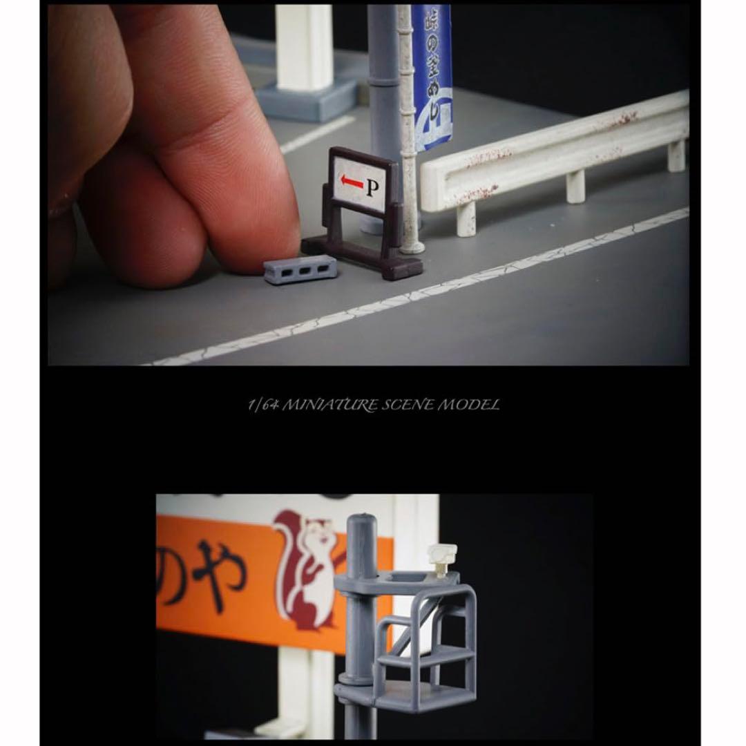 即日発送。頭文字D 峠の釜飯おぎのや1/64 ジオラマ