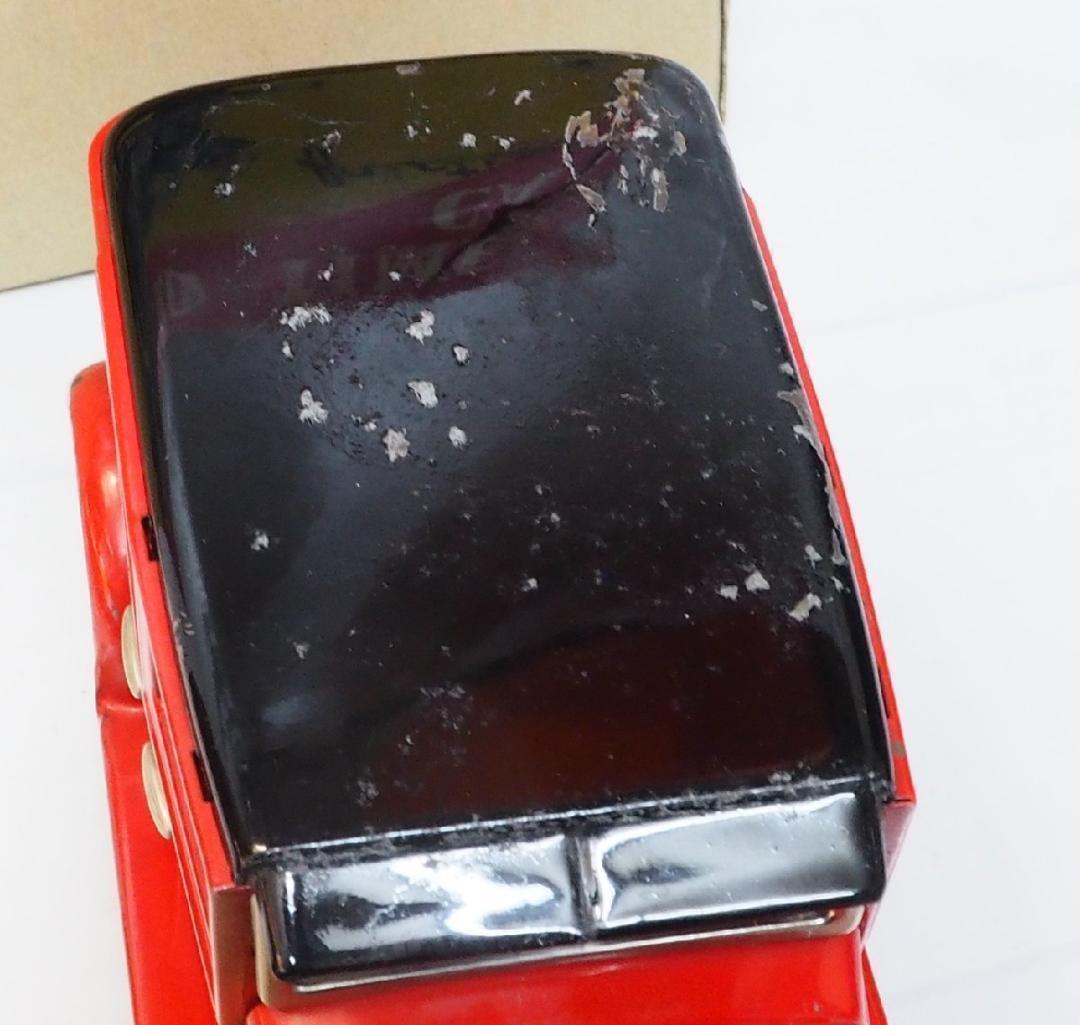 SSS【オールドタイマー セダン赤S-1209】ブリキtin toy car箱付