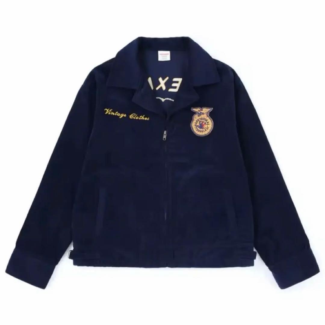 92 サイズL FFA JACKET ジャケット レプリカ ネイビー - メルカリ