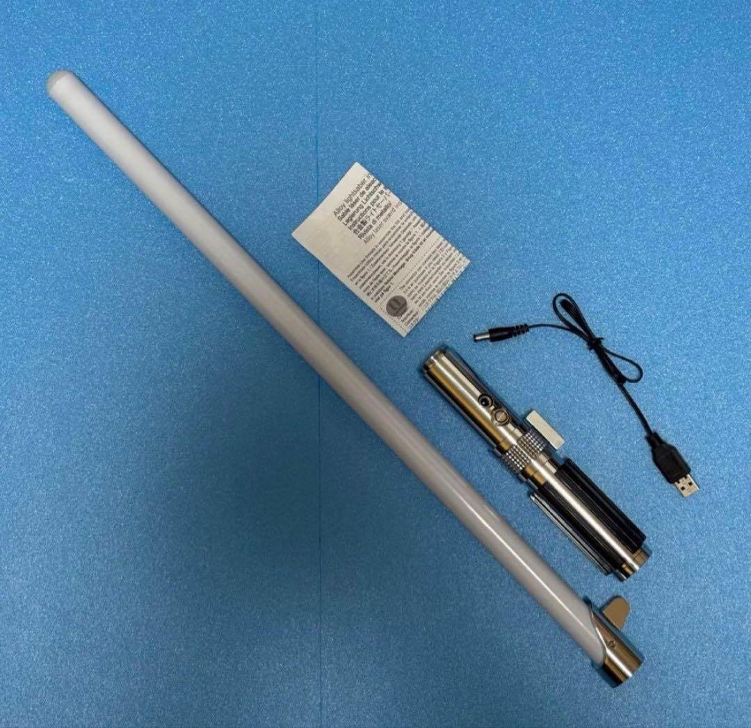 メタルライトセーバー 音 光 振動 USB充電 アナキン スターウォーズ
