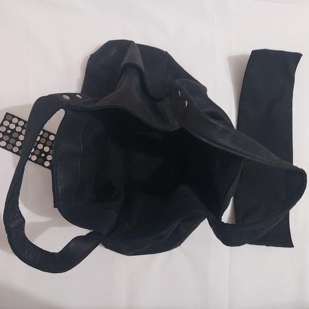 TRES トレ スタッズトートバッグ レザー黒 星型スタッズ 限定 レア y2k