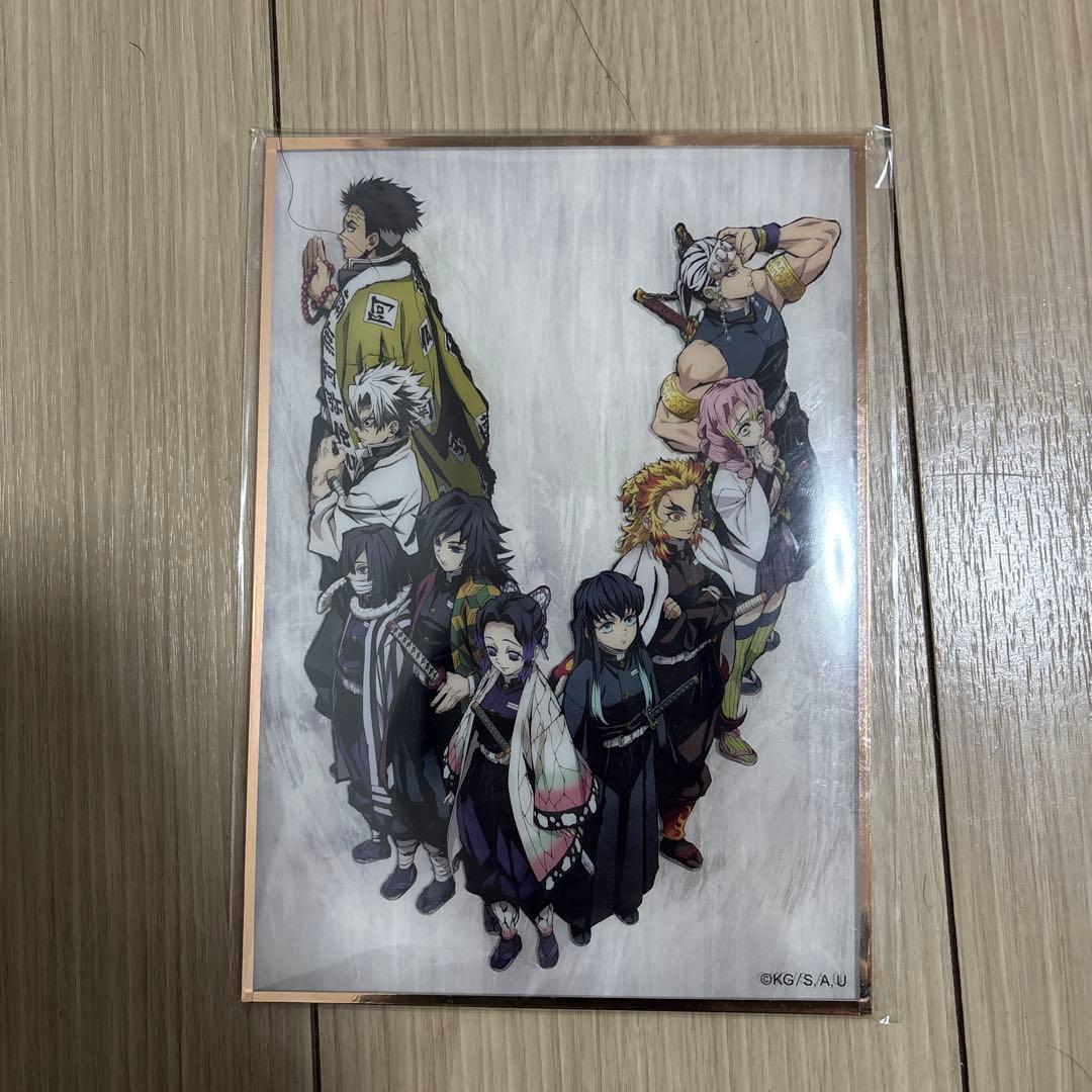 鬼滅の刃 アクリル色紙 A6 SMASH OP 集合 鬼滅の刃 アクリル原画