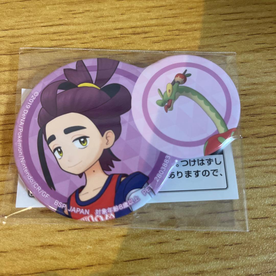 ポケモンマスターズ EX ポケモン トレーナー 缶バッジ スグリ