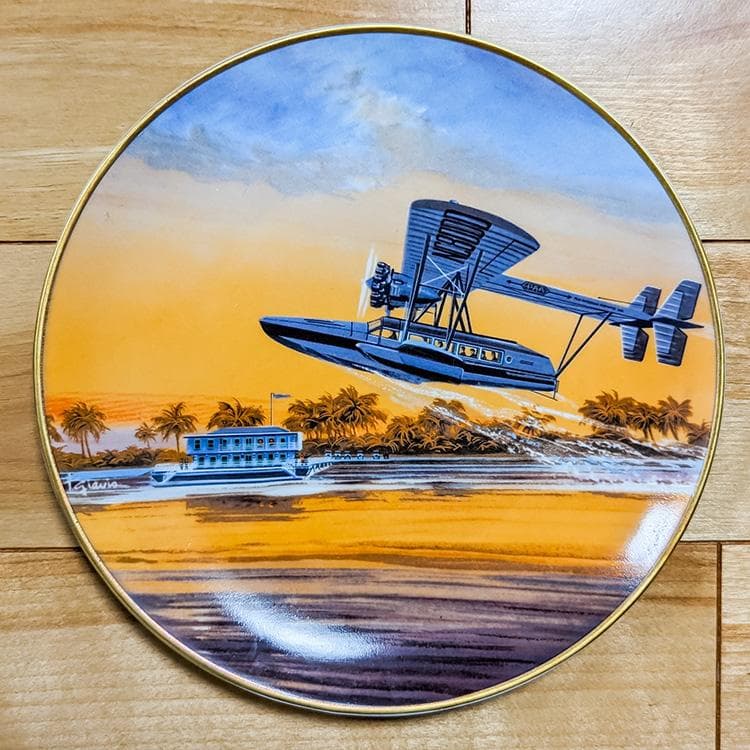 パンナム航空絵皿6枚セットPAN AM