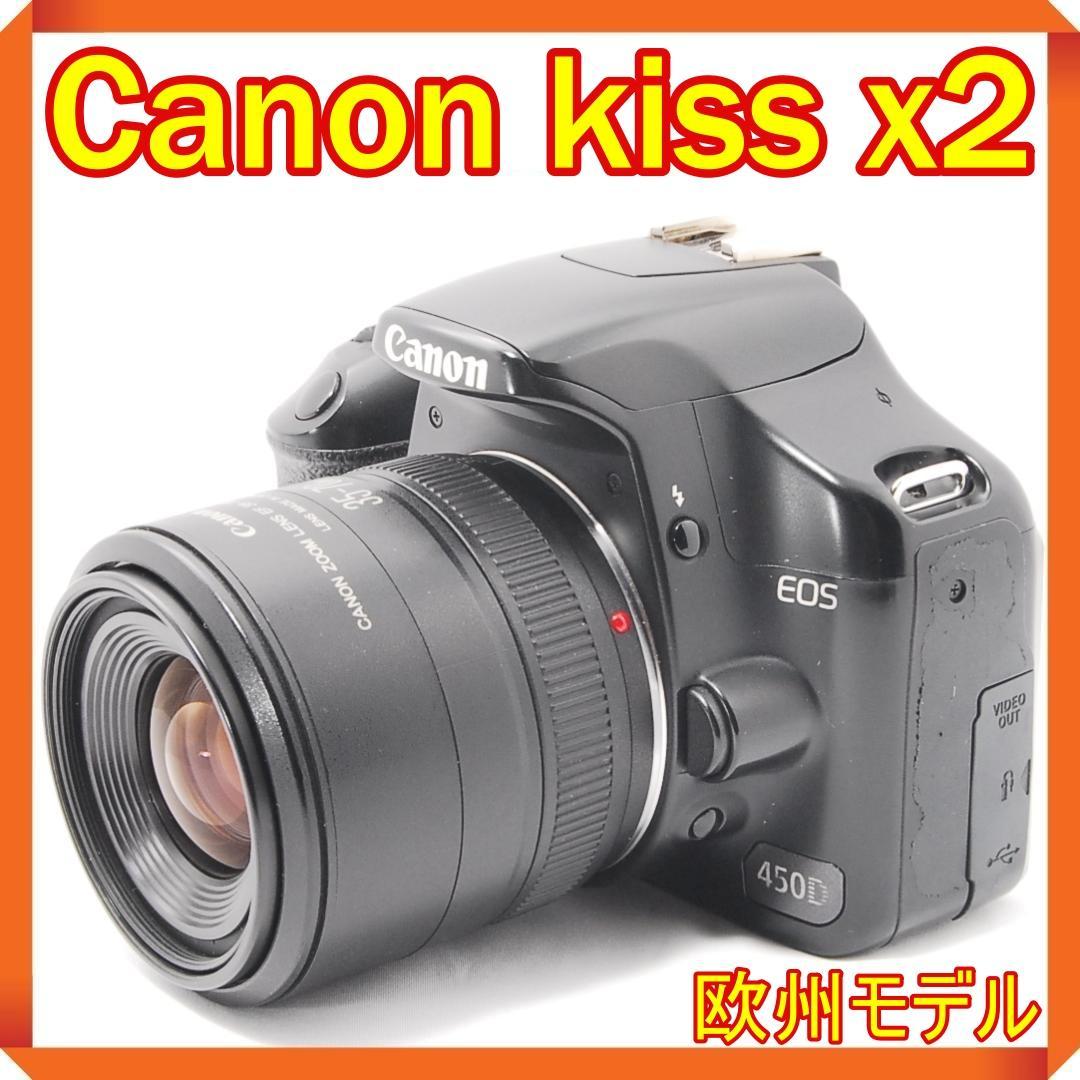Canon kiss x2❤入門用一眼レフ❤簡単操作❤スマホ転送！❤一眼レフ