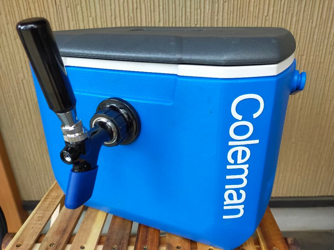 自作ビールサーバー 氷冷式 ミニガス仕様 コールマン ビールサーバー
