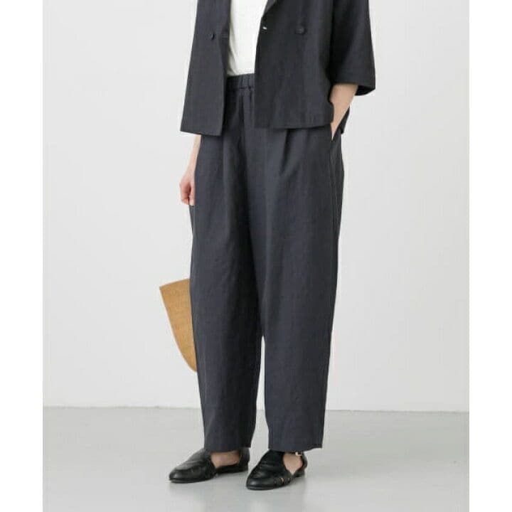 かぐれ　コットンリネンラミーサルエルパンツ