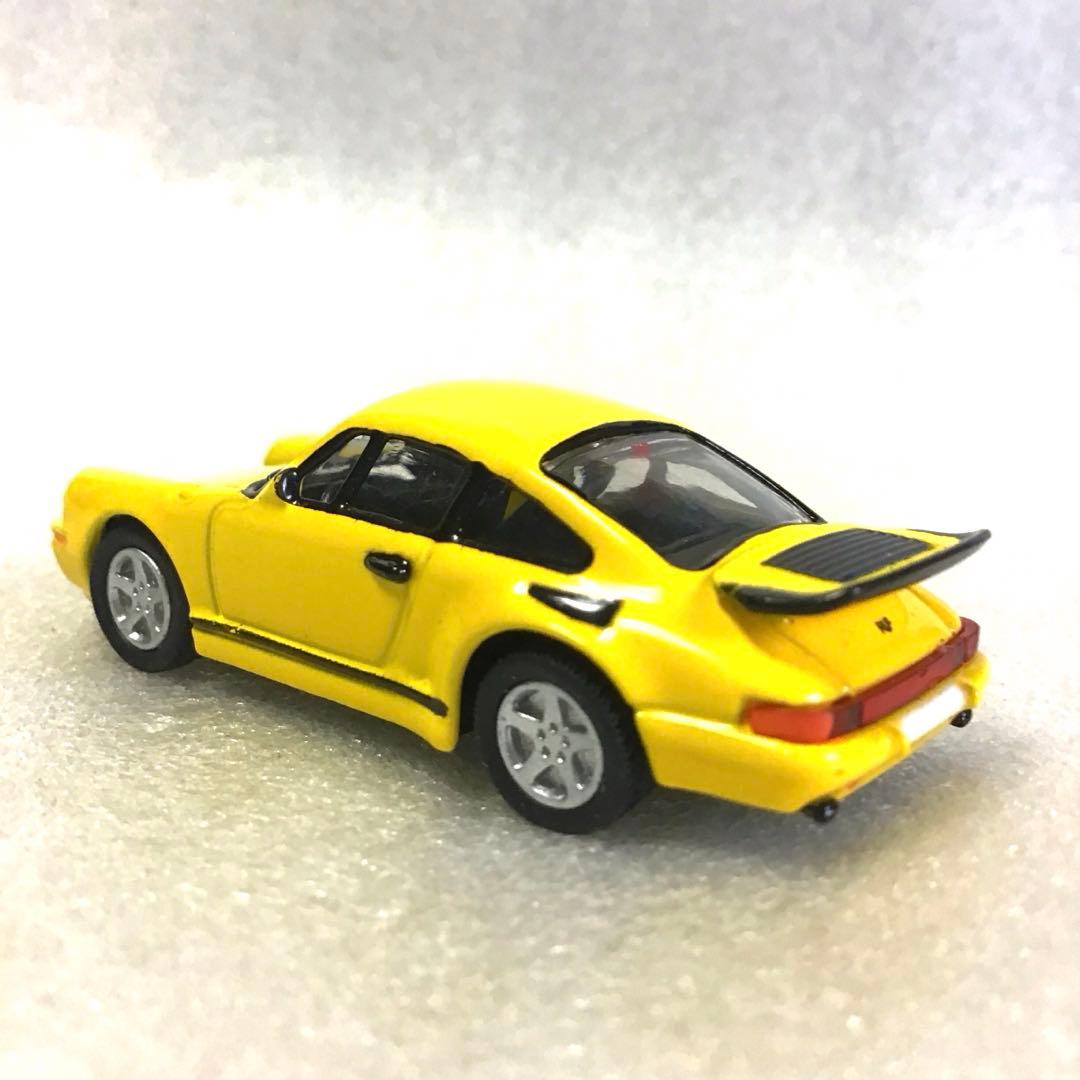 ルパン四世様 リクエスト確認用　 ポルシェ　ベース　RUF CTR ミニカー黄色