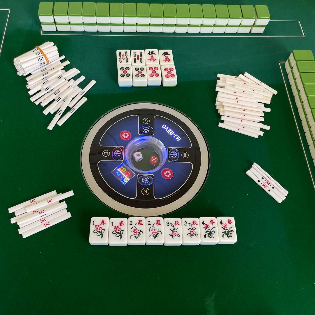 良品　全自動麻雀卓　麻雀テーブル　MJ-REVO ロータイプ　キャスター付き