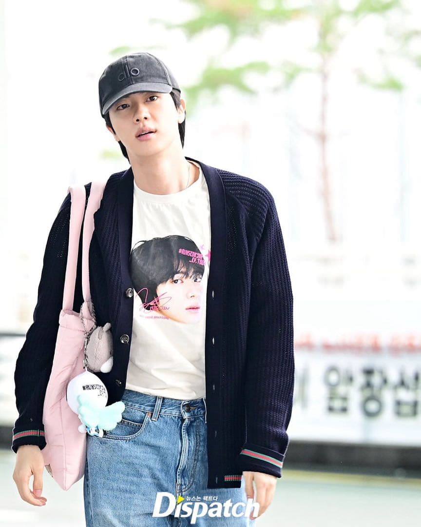 BTS ジン ジェラートピケ JIN'S BEAR POUCH CHARM - メルカリ