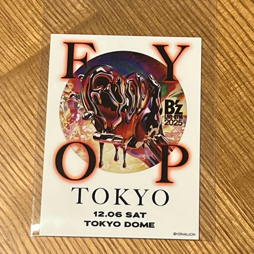 B'z LIVEグッズ ステッカー B'z LIVE-GYM 2025 FYOP - メルカリ