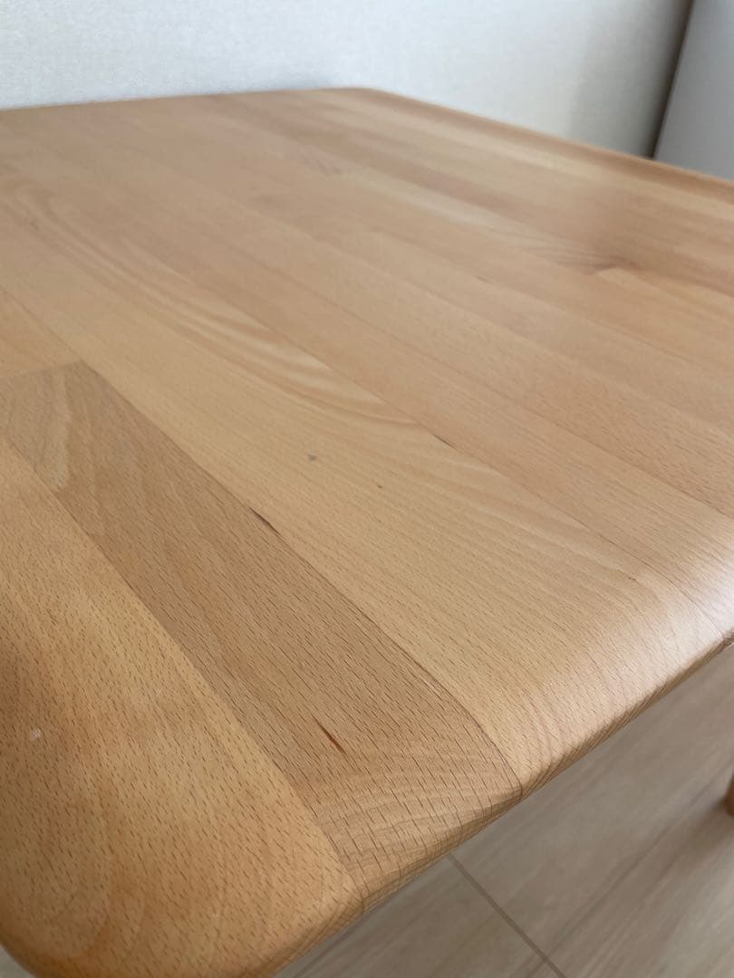 ※最終値下げ　【送料込み】ニトリ　無垢材　ダイニングテーブル