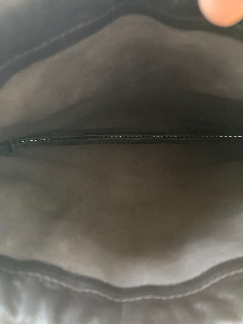 DEUXIEMECLASSE CELERI ラムレザー　バック　ダークブラウン