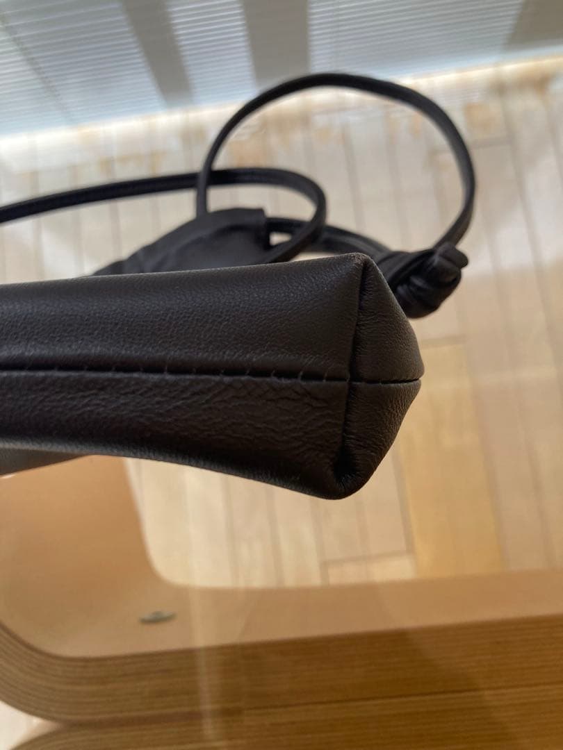 DEUXIEMECLASSE CELERI ラムレザー　バック　ダークブラウン