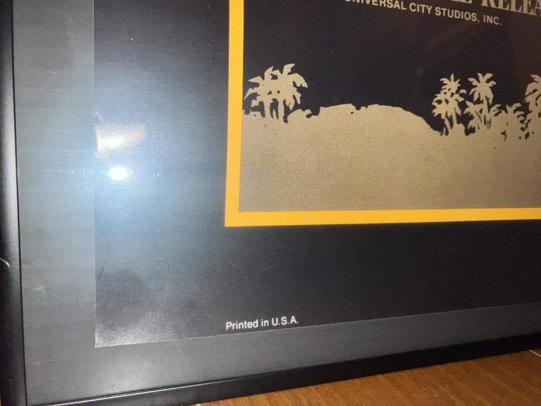 ☆1983年アメリカ 公開時 オリジナル「戦場のメリークリスマス」額付