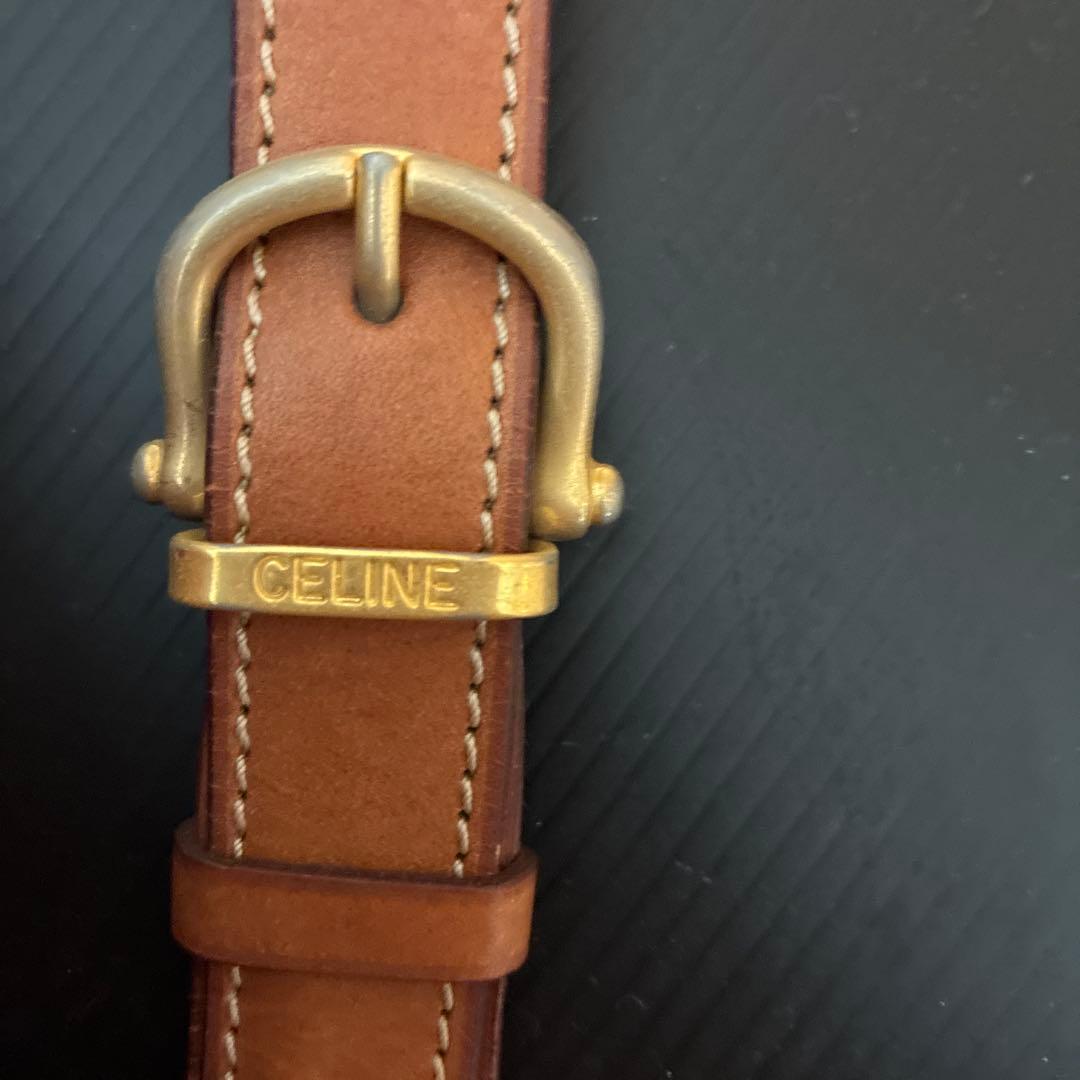 CELINE ショルダーバッグ ベージュ/ブラウン