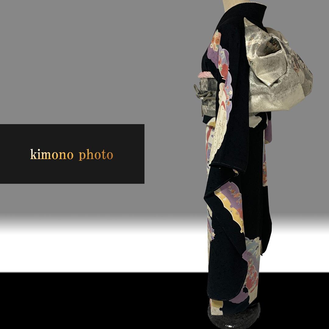 新品、未使用】トールサイズ【極上逸品】正絹【金彩手描き友禅】振袖7