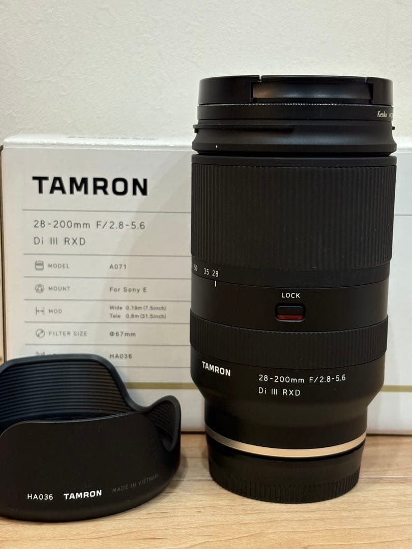 【美品】タムロン 28-200mm F2.8-5.6 Di III RXD