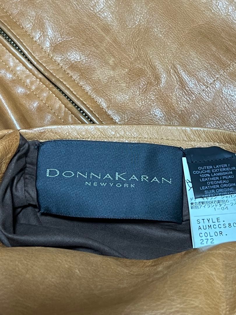 ダナキャラン DKNY ブラウン レザージャケット 美品の通販はau PAY