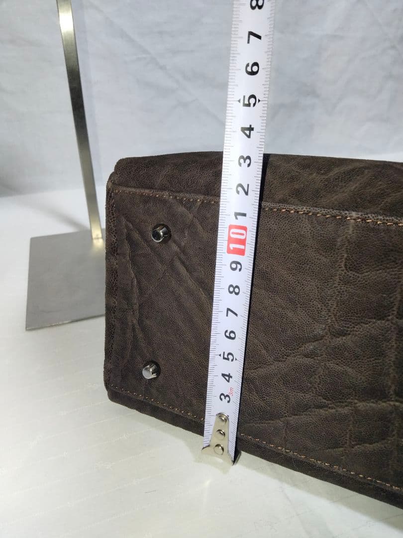 未使用 JRA認定品 象革 エレファント レザー ワンショルダー フォーマル
