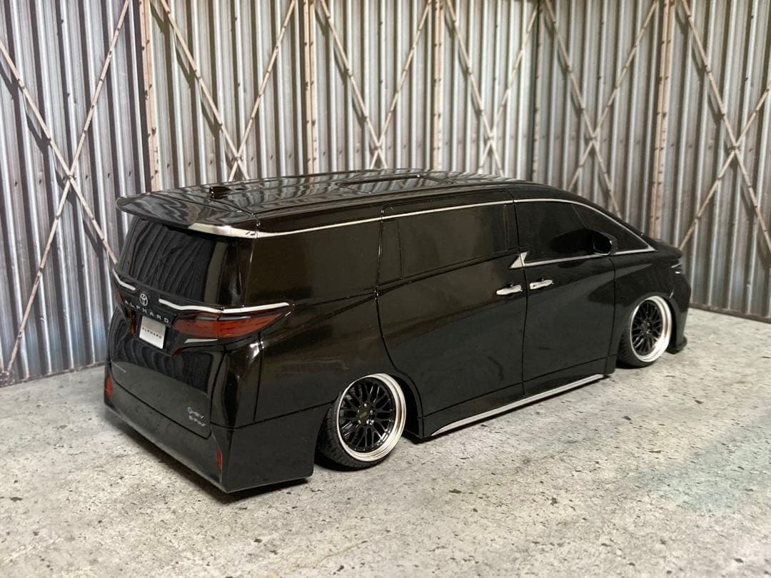 1/24新型アルファード・ブラック（カスタム品）