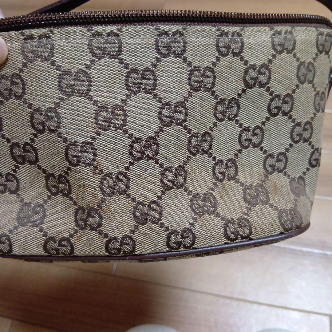 GUCCI グッチ　アクセサリーポーチ キャンバス他　GG ミニハンドバッグ