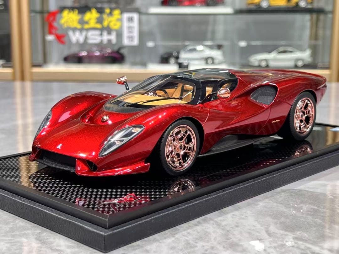 新品 peako ピーコ 1/18 デ・トマソ P72 2025 ミニカー