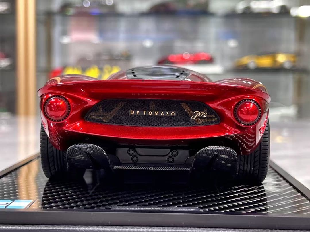 新品 peako ピーコ 1/18 デ・トマソ P72 2025 ミニカー