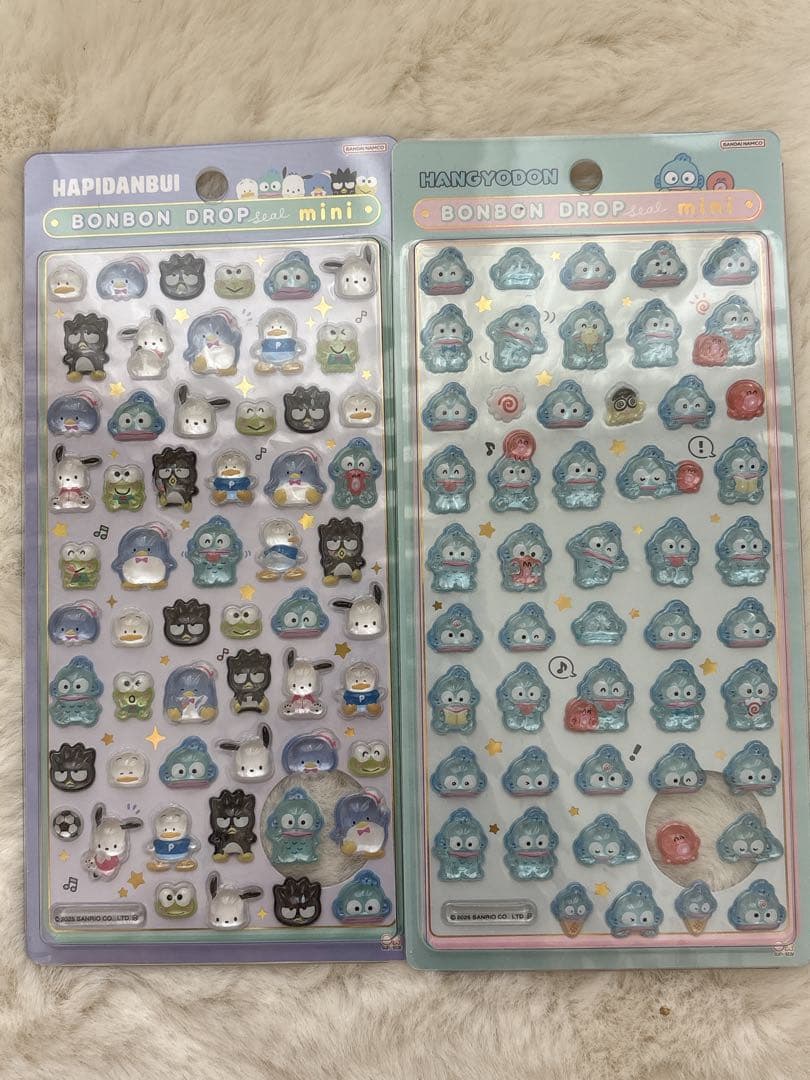 ボンボンドロップシールミニ サンリオ 8種(おまけ付き)