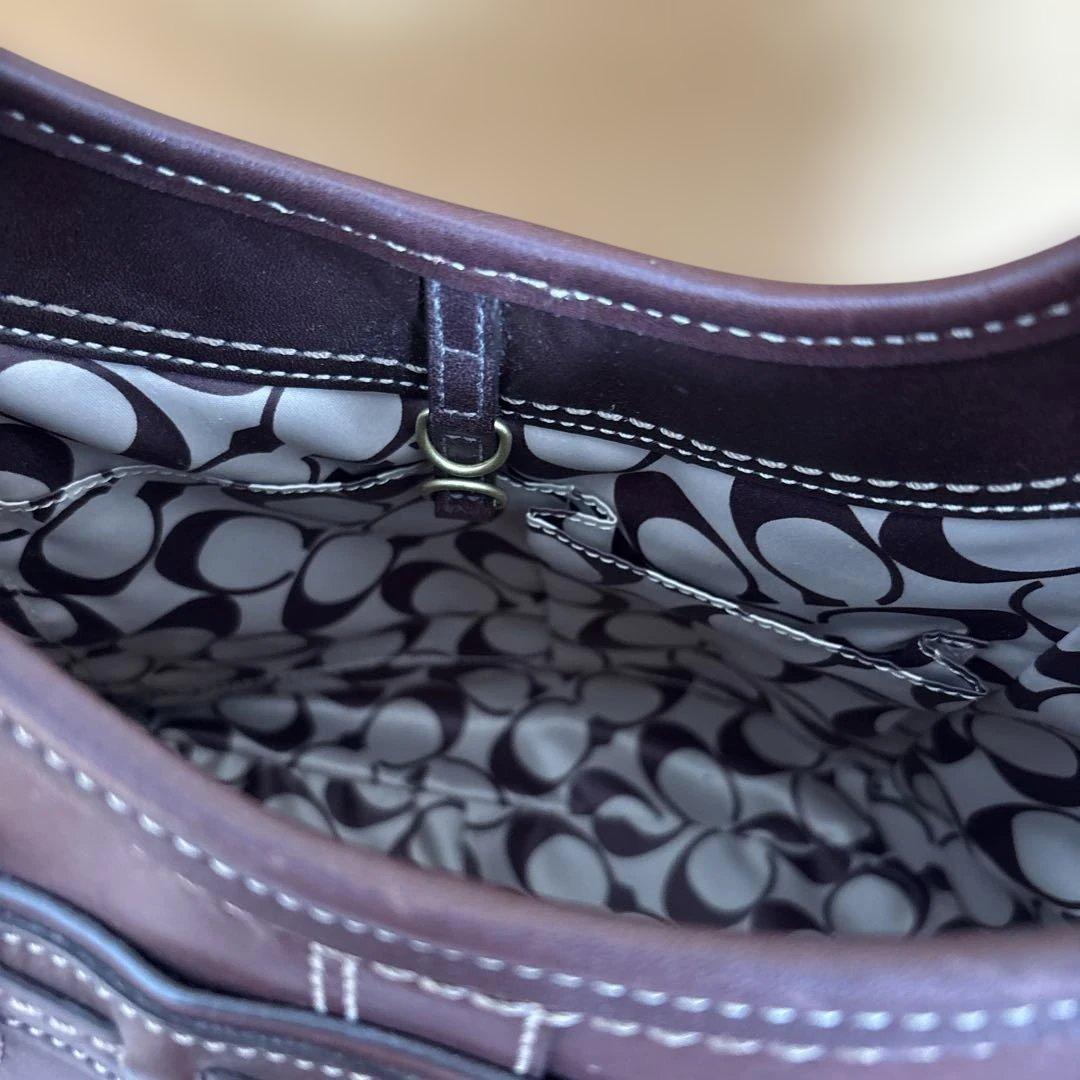 COACH ダークブラウン ハンドバッグ