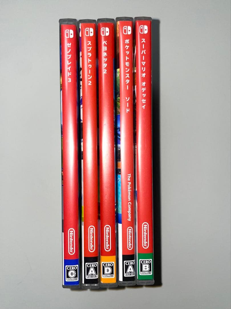 switchゲームまとめ マリオ ポケモン ゼノブレイド ベヨネッタ 5点セット