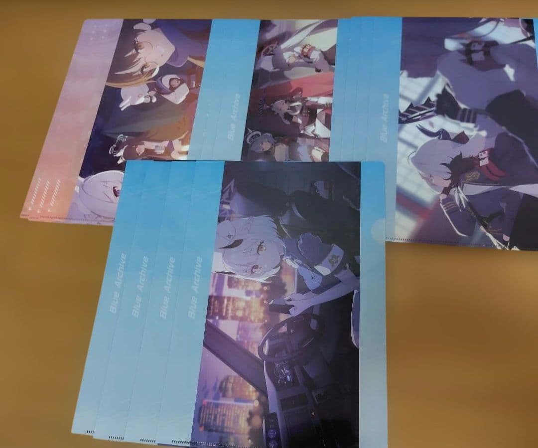 ブルーアーカイブ　クリアファイル　まとめ売り