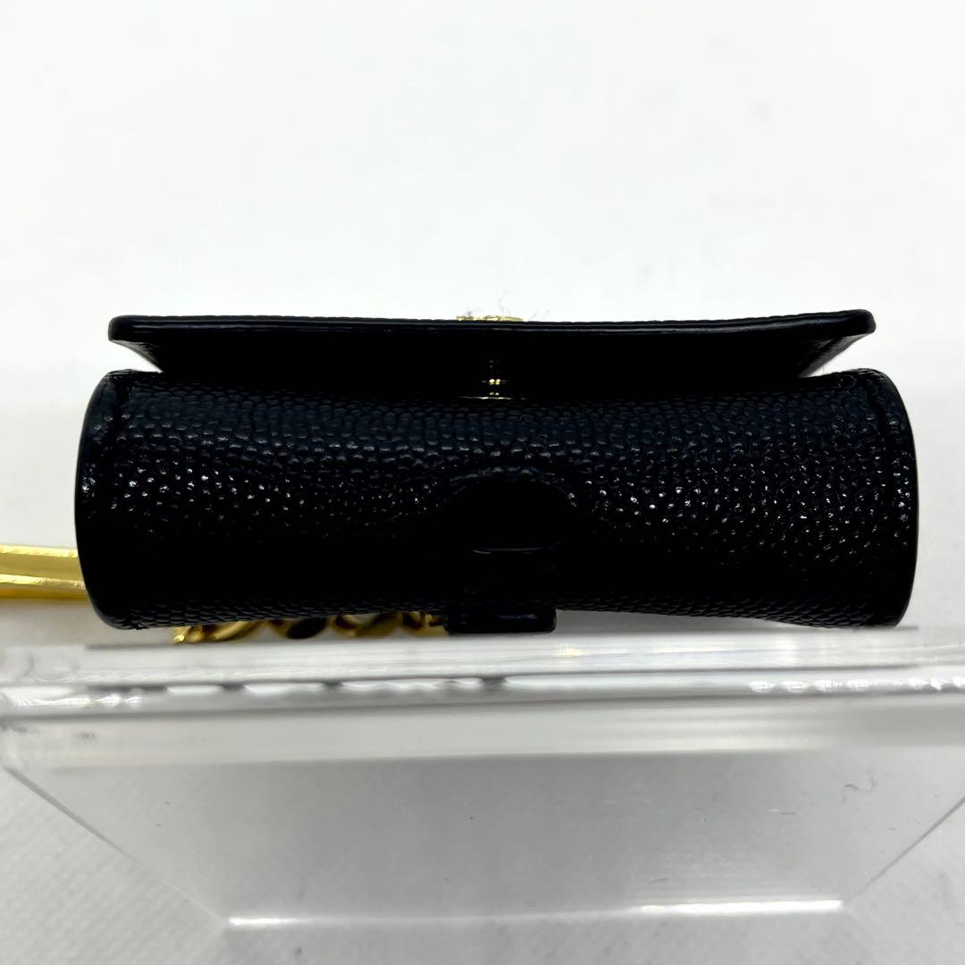 未使用級/現行✨バーバリー TB AirPods Pro ケース 本革 チェーン