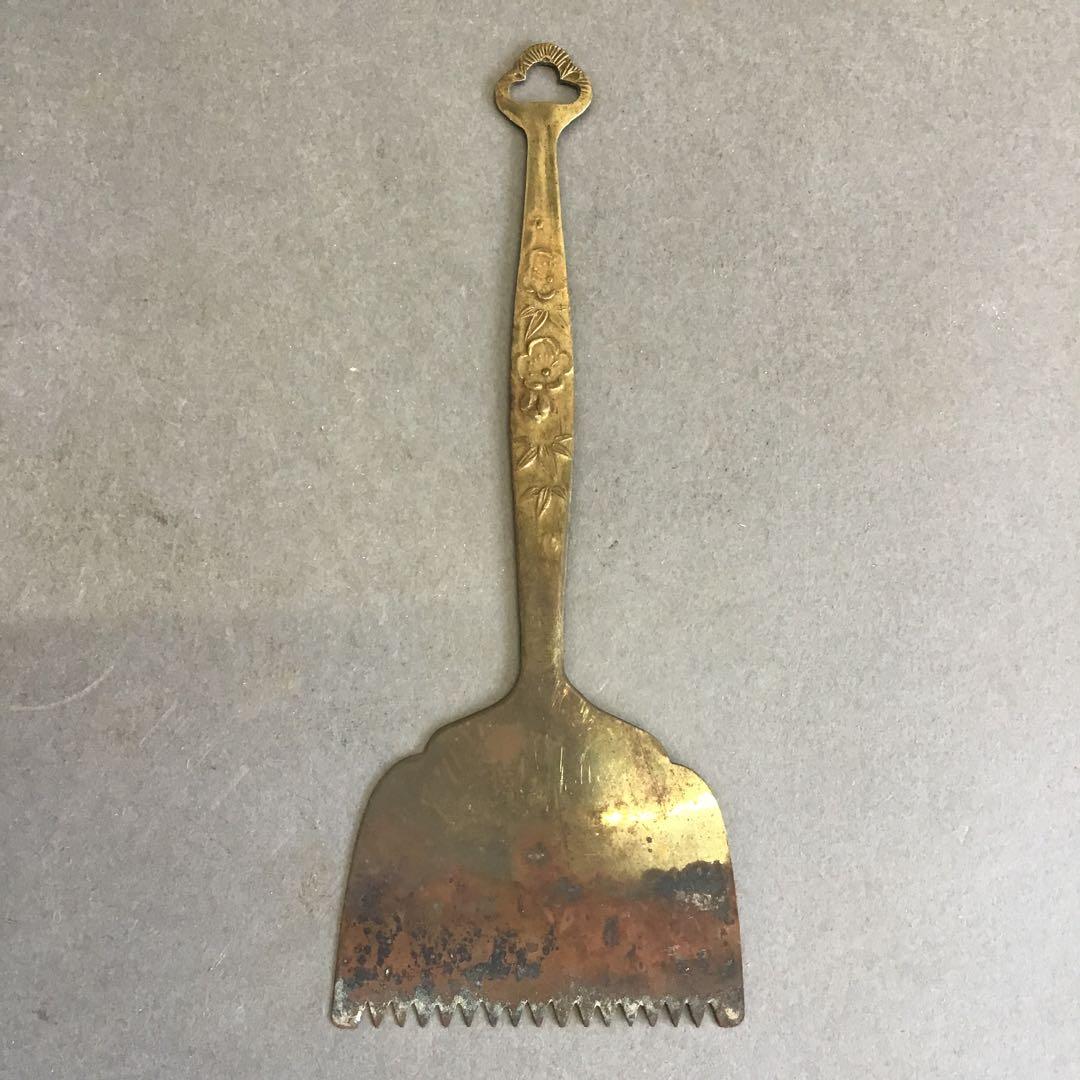 茶道具 灰炉 銅製 木製台•底瓦•前瓦•灰ならし