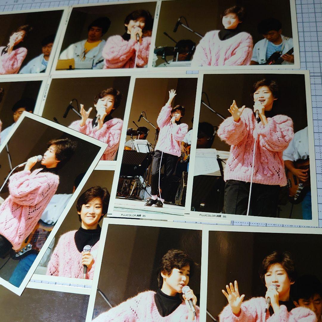 こ*ん様 岡田有希子 生写真　屋外コンサート撮影17枚