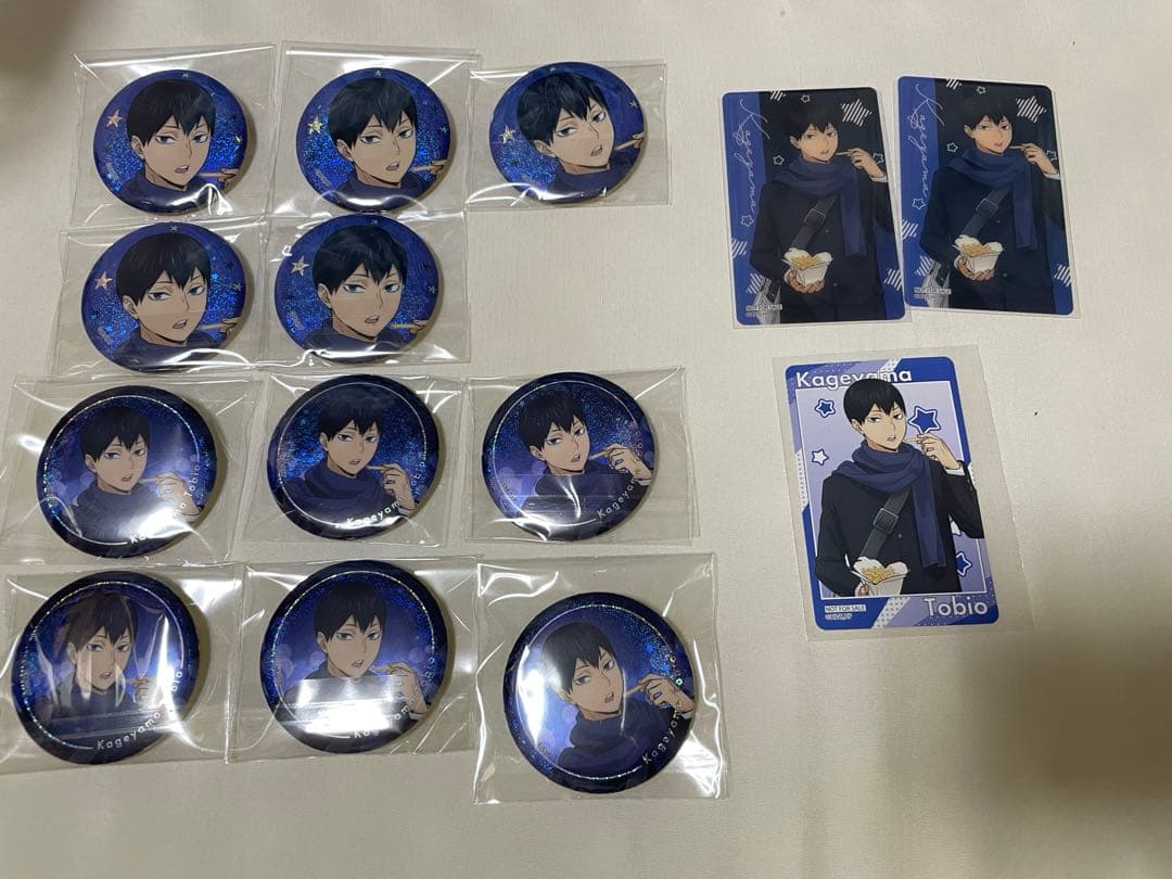 ハイキュー　コスモワールド　缶バッジ　後半購入者特典　ゲーム参加賞　影山飛雄 ハイキュー!!×よこはまコスモワールド・YOKOHAMA AIR CABINのコラボ