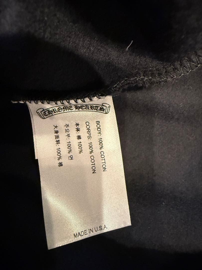 クロムハーツ ジップアップ パーカー ピンク フローラル ホースシュー サイズM