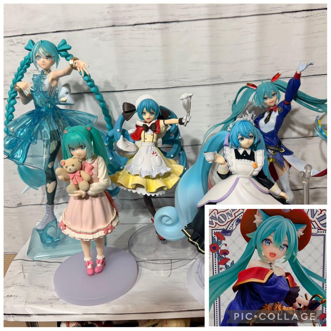 初音ミク プライズフィギュア 6体まとめ売り - メルカリ