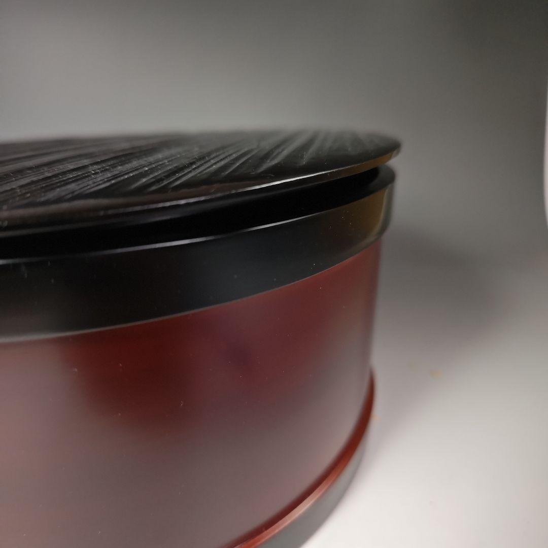 イ448 水指『漆専堂』『桶形水指 替蓋 共箱』漆