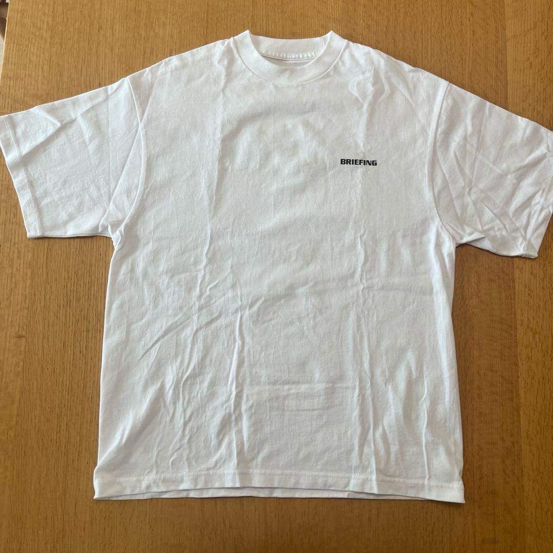 BRIEFING ホワイト・水色 Tシャツ