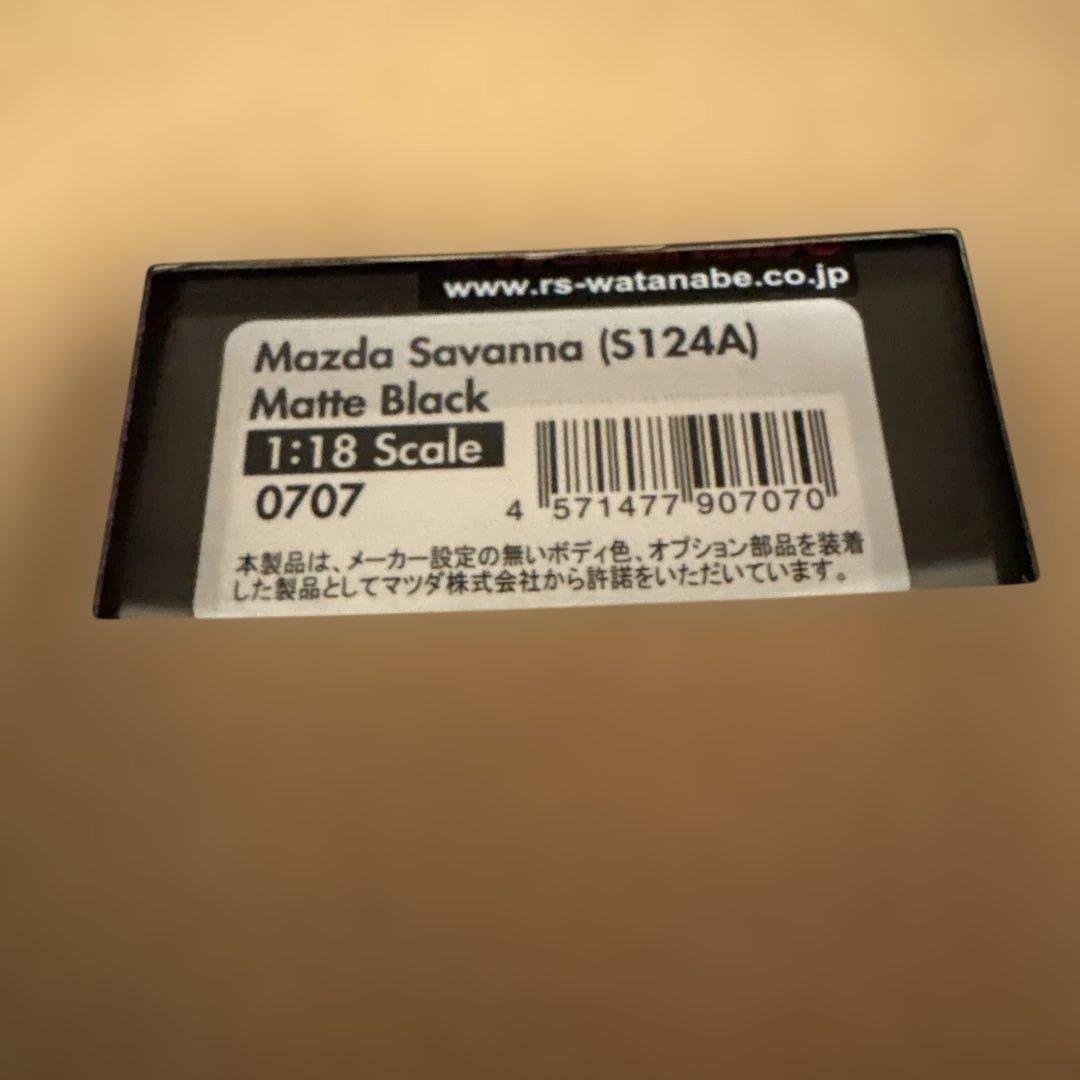 ヤーシン ignition1/18 マツダ　サバンナS124A ブラック