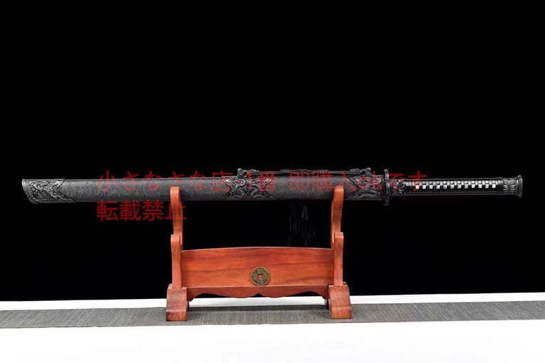 ダークドラゴン唐横刀 古兵器 武具 刀装具 日本刀 模造刀 居合刀