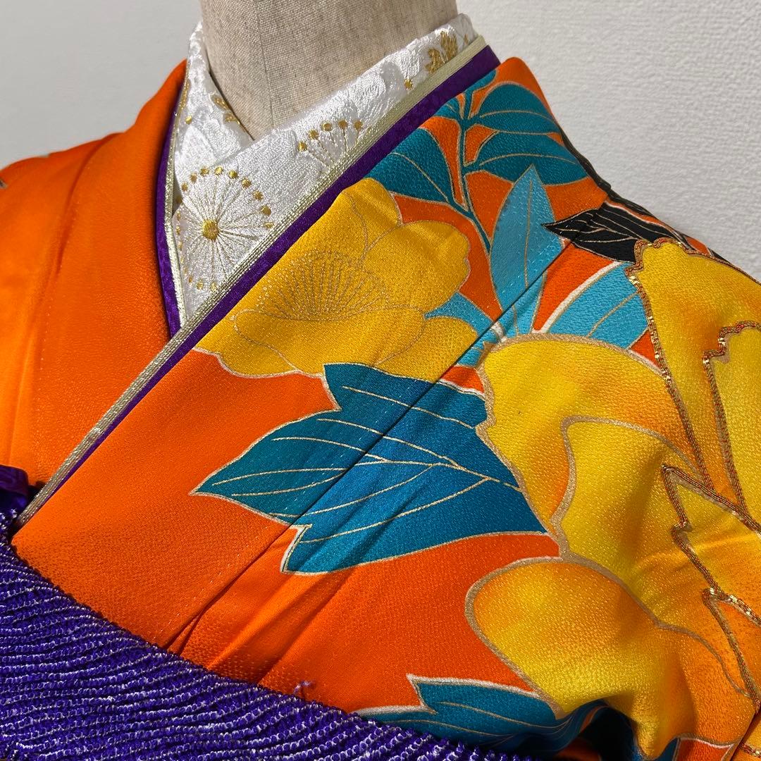 振袖フルセット 大胆な柄 レトロポップ アンティーク