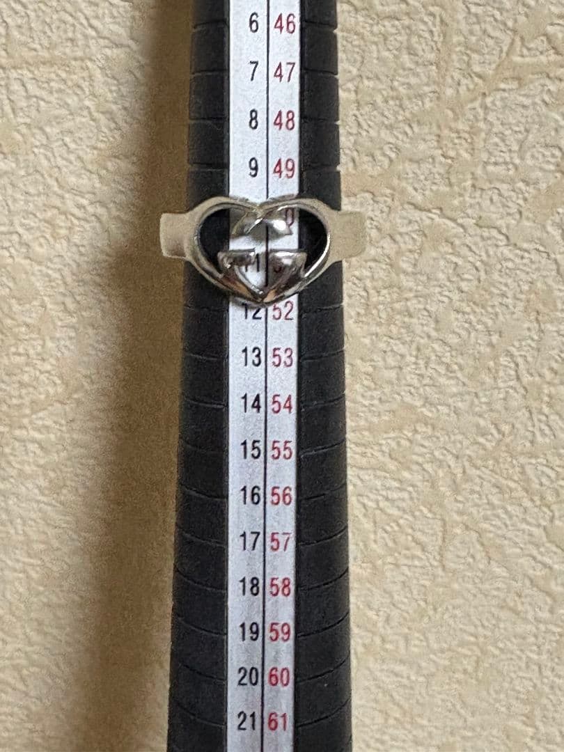 GUCCI インターロッキングラブリーハート 刻印サイズ:11号【箱/ポーチ付】