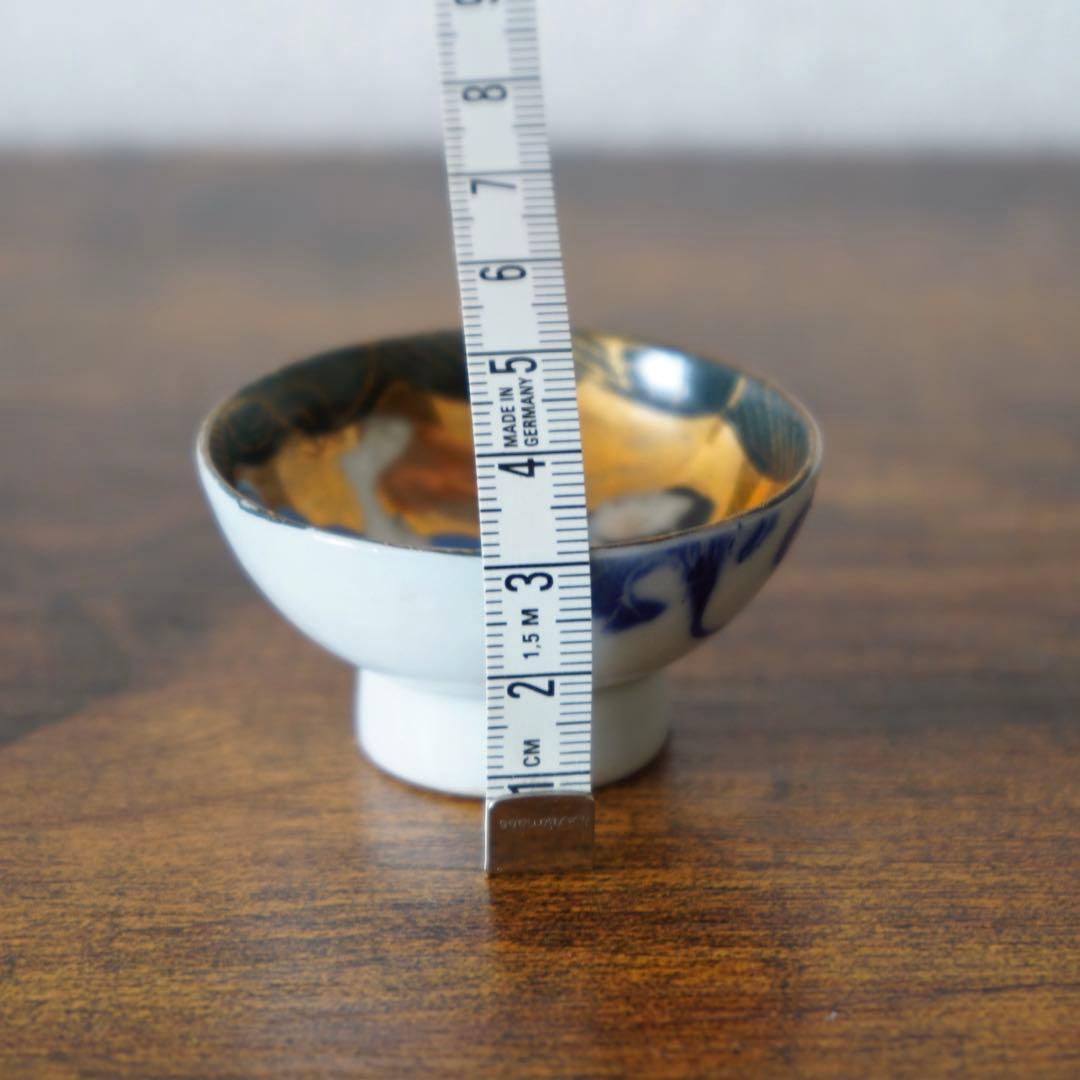 九谷焼 金彩 春画 高台盃 江戸 浮世絵 お猪口 酒器 美術品 - メルカリ