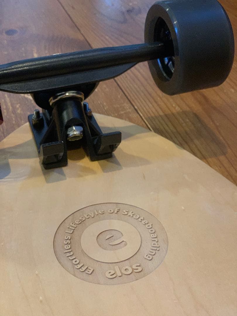 美品 elos スケートボード/LEDライト付き/袋付き