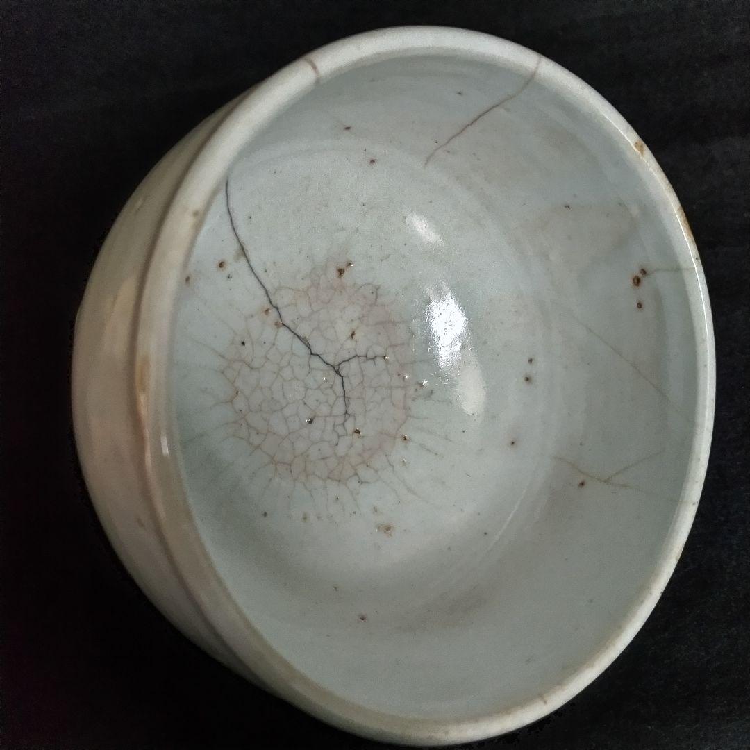 李朝白磁茶碗 李朝分院