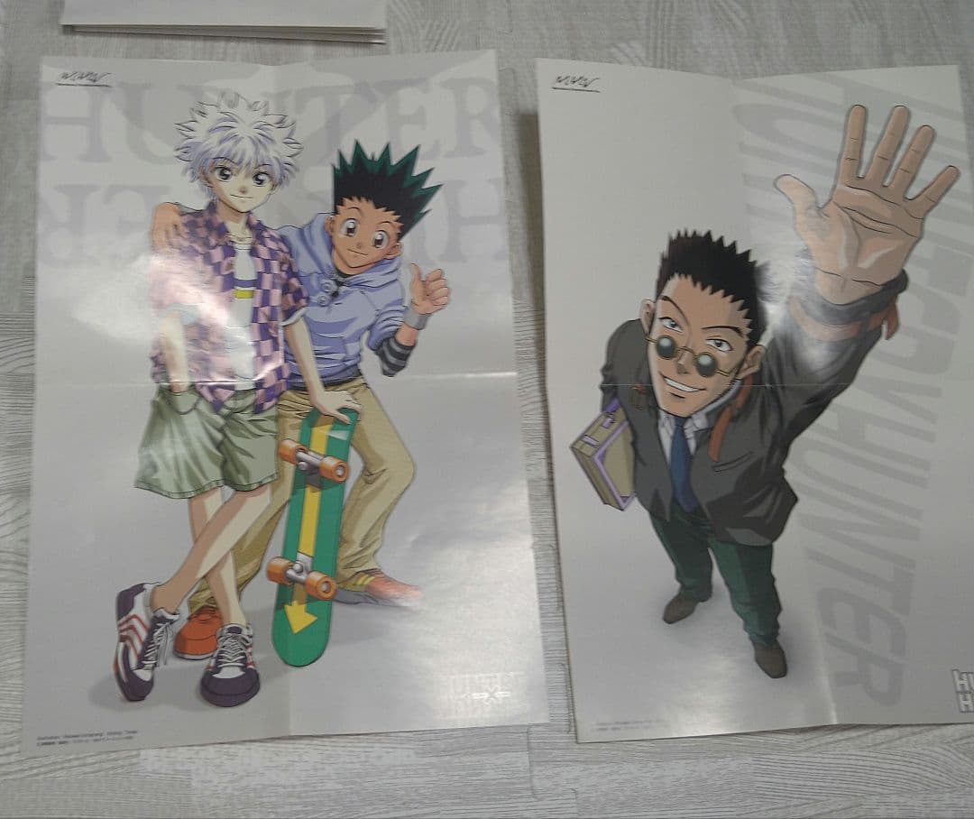 HUNTER×HUNTER 旧版 初回特典ポスター 10枚セット【日焼け汚れ有】