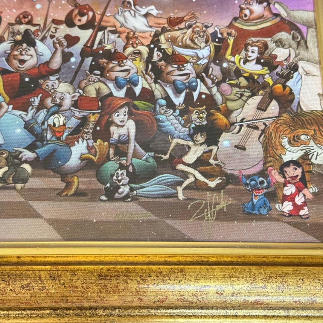 三田恒夫 Mickey’s Party 直筆サイン 証明書 PP アート 限定品